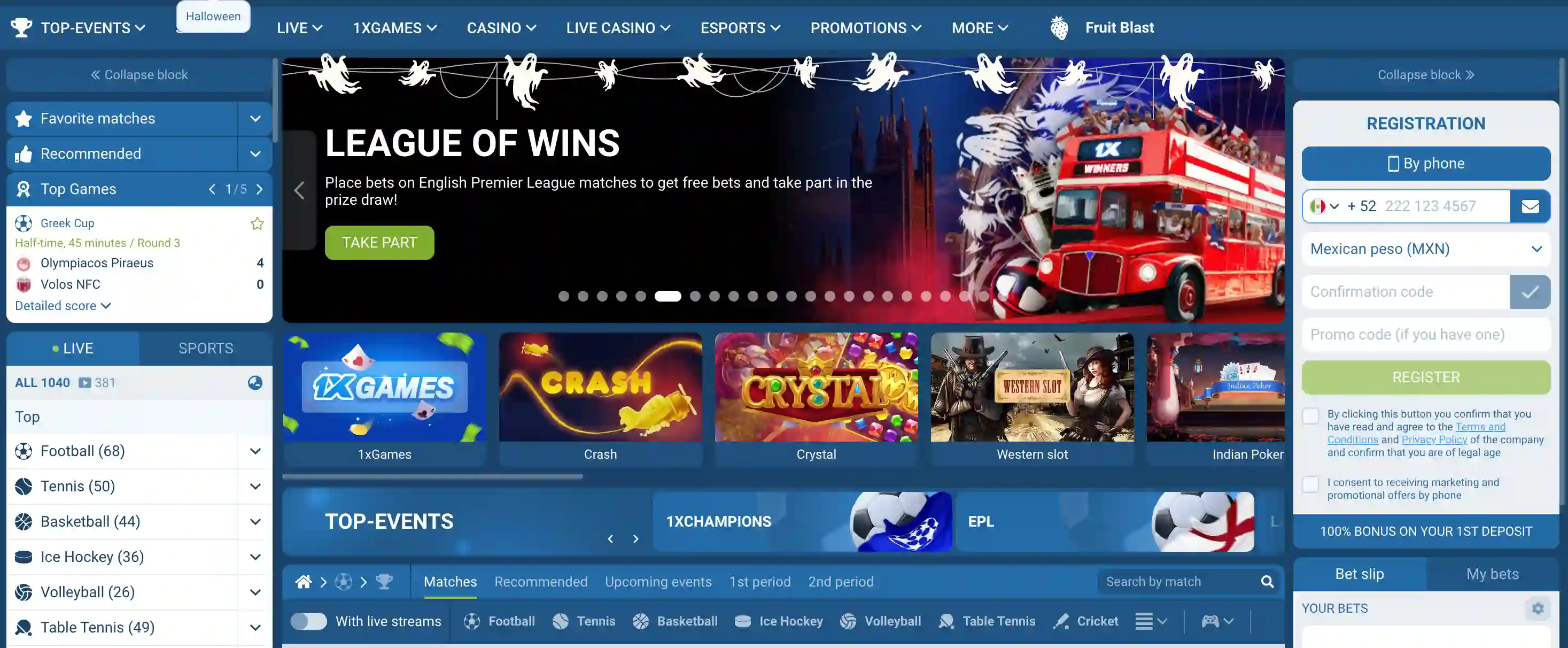 1XBet kaszinó.